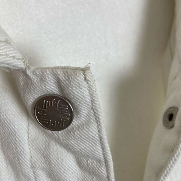 J. Jill White Denim Jacket Size Small - Picture 3 of 9